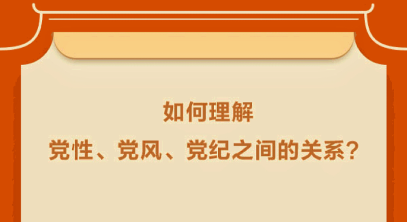 如何理解党性、党风、党纪之间的关系？