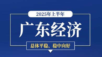 图说经济 | 广东2025年上半年经济运行情况