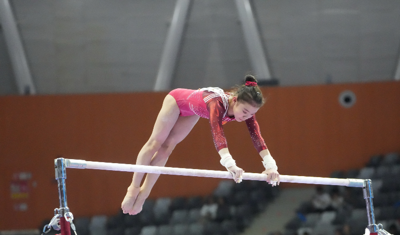 十五运会体操青年组女团决赛在肇庆举行 广东首枚竞体项目金牌诞生