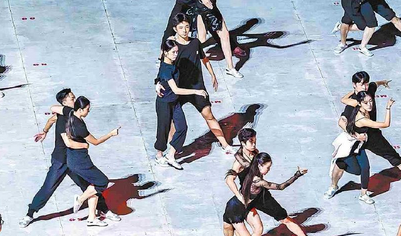 十五运会开幕式进入场内联排新阶段