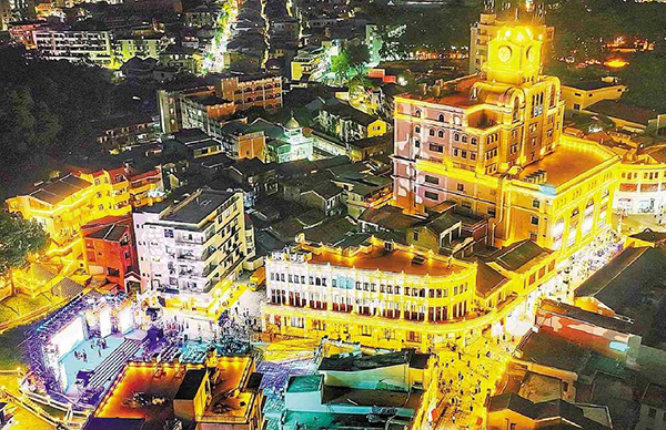 中山孙文西路步行街焕新迎客 百年老街化身“时空穿梭机”