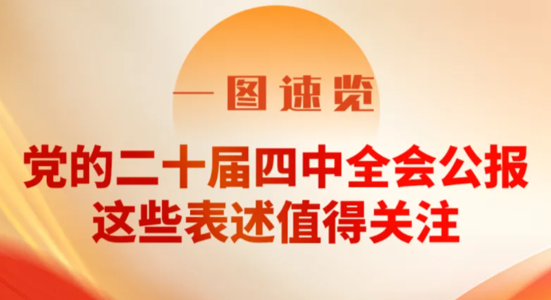 一图速览!党的二十届四中全会公报,这些表述值得关注 一图速览!党的二十届四中全会公报,这些表述值得关注